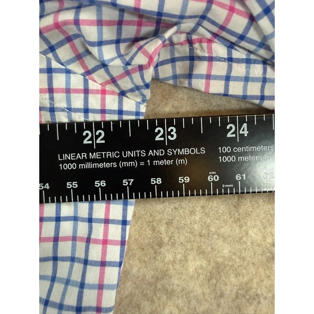 Ralph Lauren PONY Button Down‎ Shirt M Multi Color Classic Fit Cotton Stretch